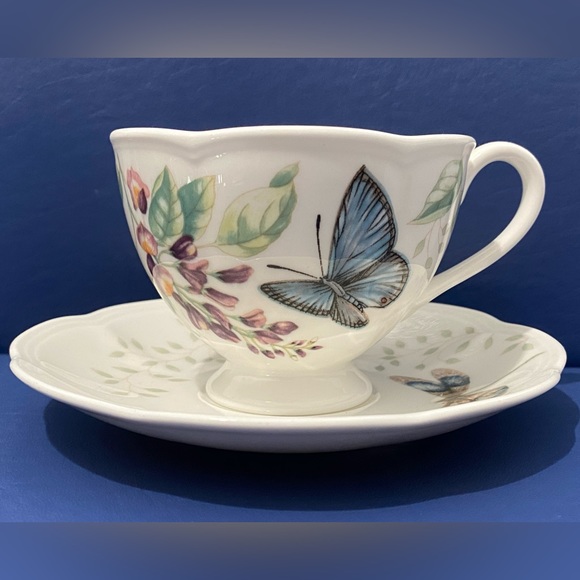 Lenox Other - Lenox Butterfly Meadow Blue Butterfly cup and saucer set